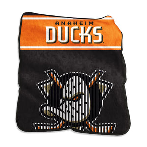 Anaheim Ducks Blanket 60x80 Raschel Throw - Logo Brands