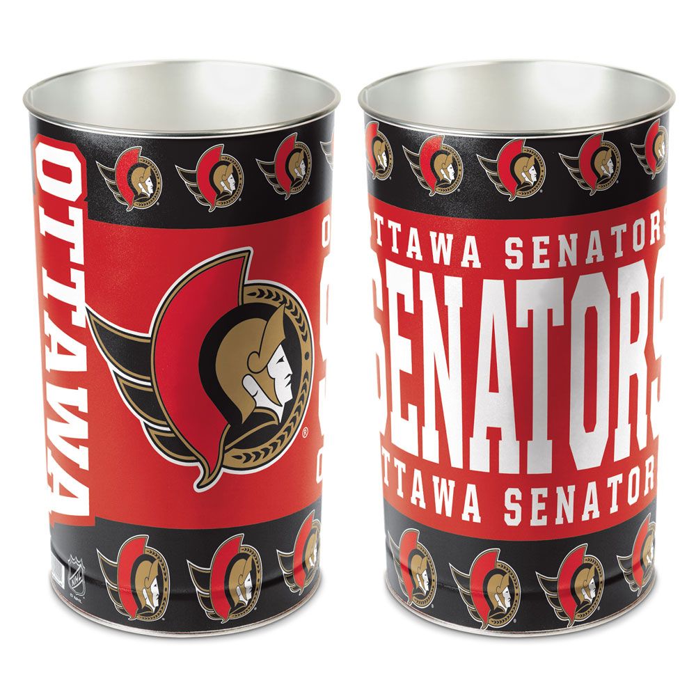 Ottawa Senators Wastebasket 15 Inch - Periodic Restock - WinCraft