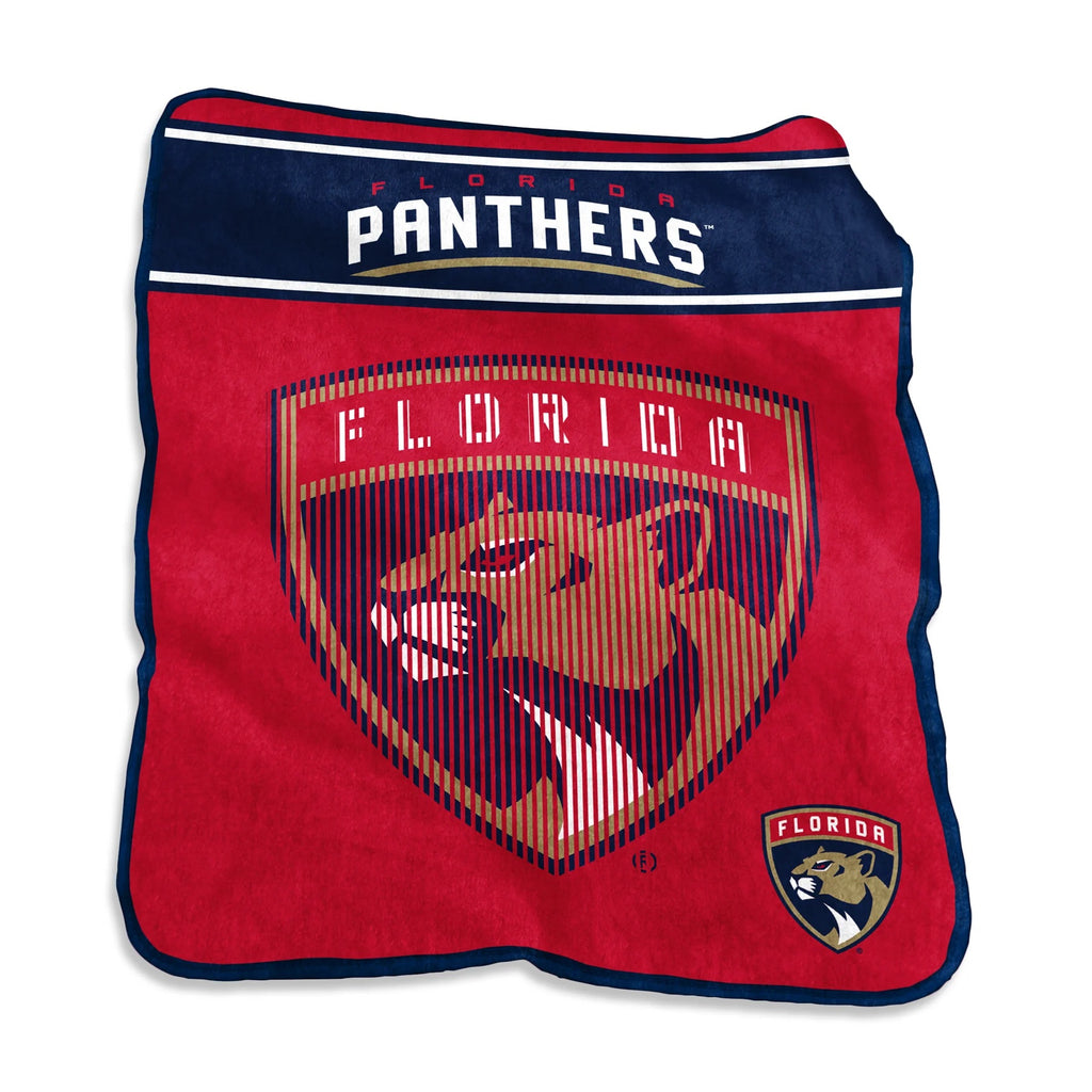 Florida Panthers Blanket 60x80 Raschel Throw - Logo Brands