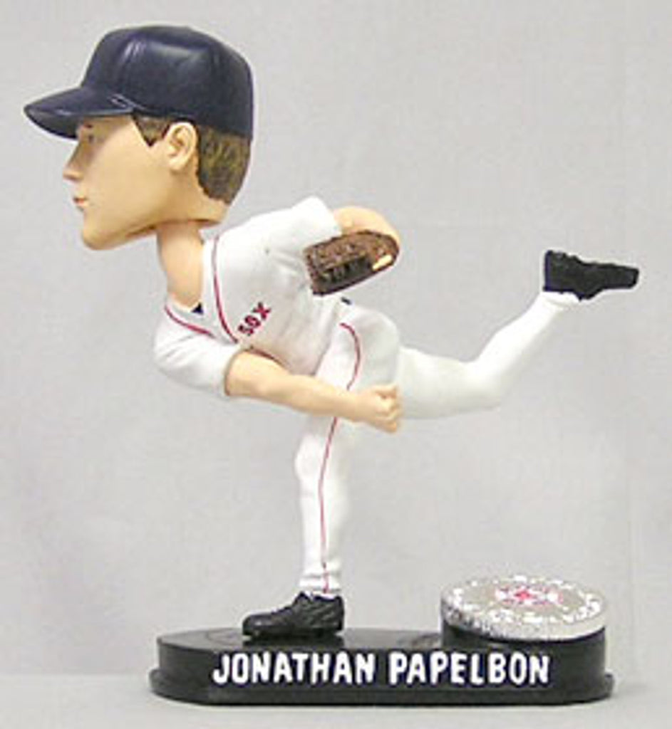 Boston Red Sox Jonathan Papelbon Forever Collectibles Blatinum Bobblehead CO - Forever Collectibles