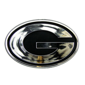 Georgia Bulldogs Auto Emblem - Silver - Team Promark