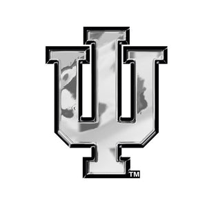 Indiana Hoosiers Auto Emblem - Silver - Team Promark