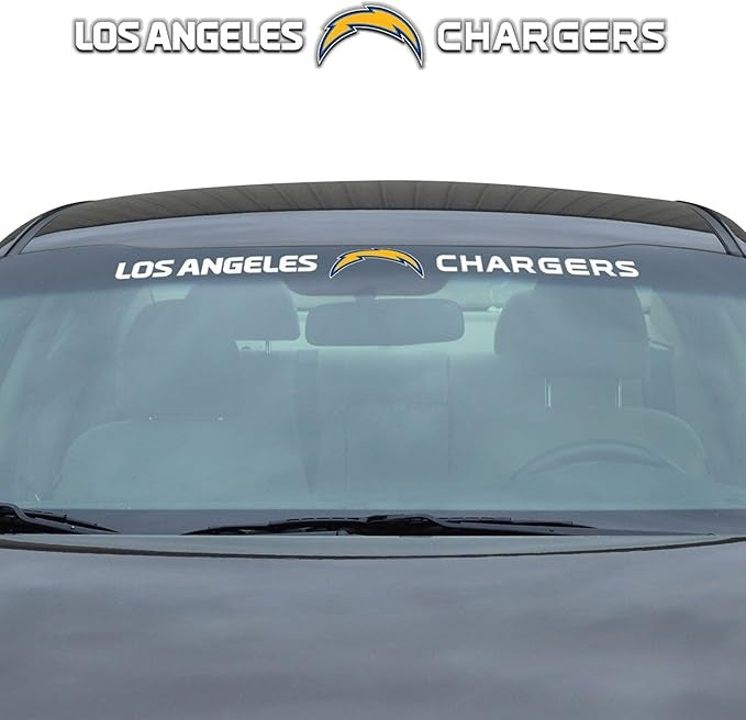 Los Angeles Chargers Decal 35x4 Windshield Style - Team Promark