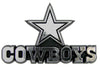 Dallas Cowboys Auto Emblem - Silver - Team Promark