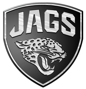 Jacksonville Jaguars Auto Emblem - Silver - Team Promark