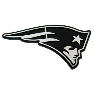 New England Patriots Auto Emblem - Silver - Team Promark