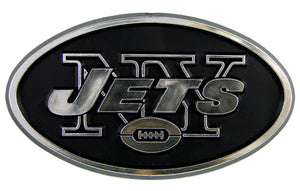 New York Jets Auto Emblem - Silver - Team Promark