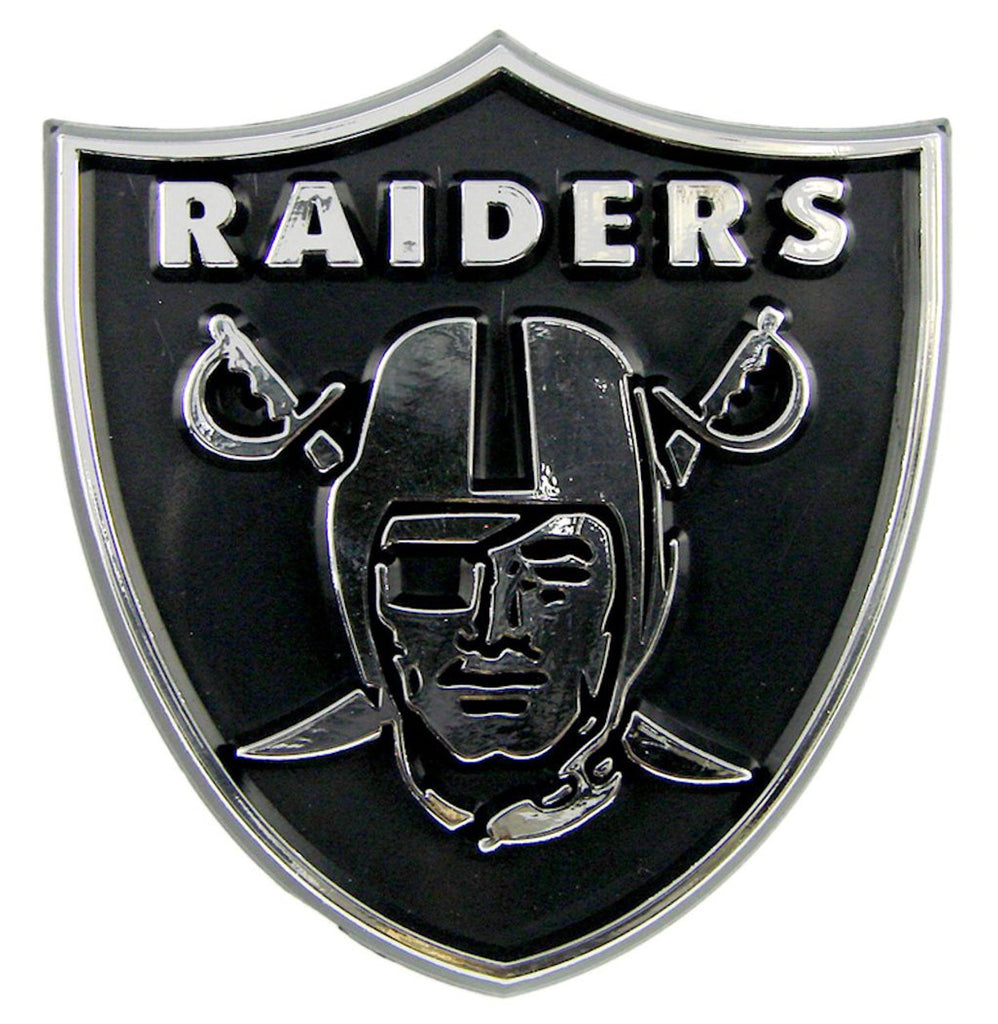 Las Vegas Raiders Auto Emblem - Silver - Team Promark