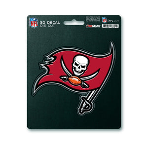 Tampa Bay Buccaneers Decal 5x8 Die Cut 3D Logo Design - Fan Mats