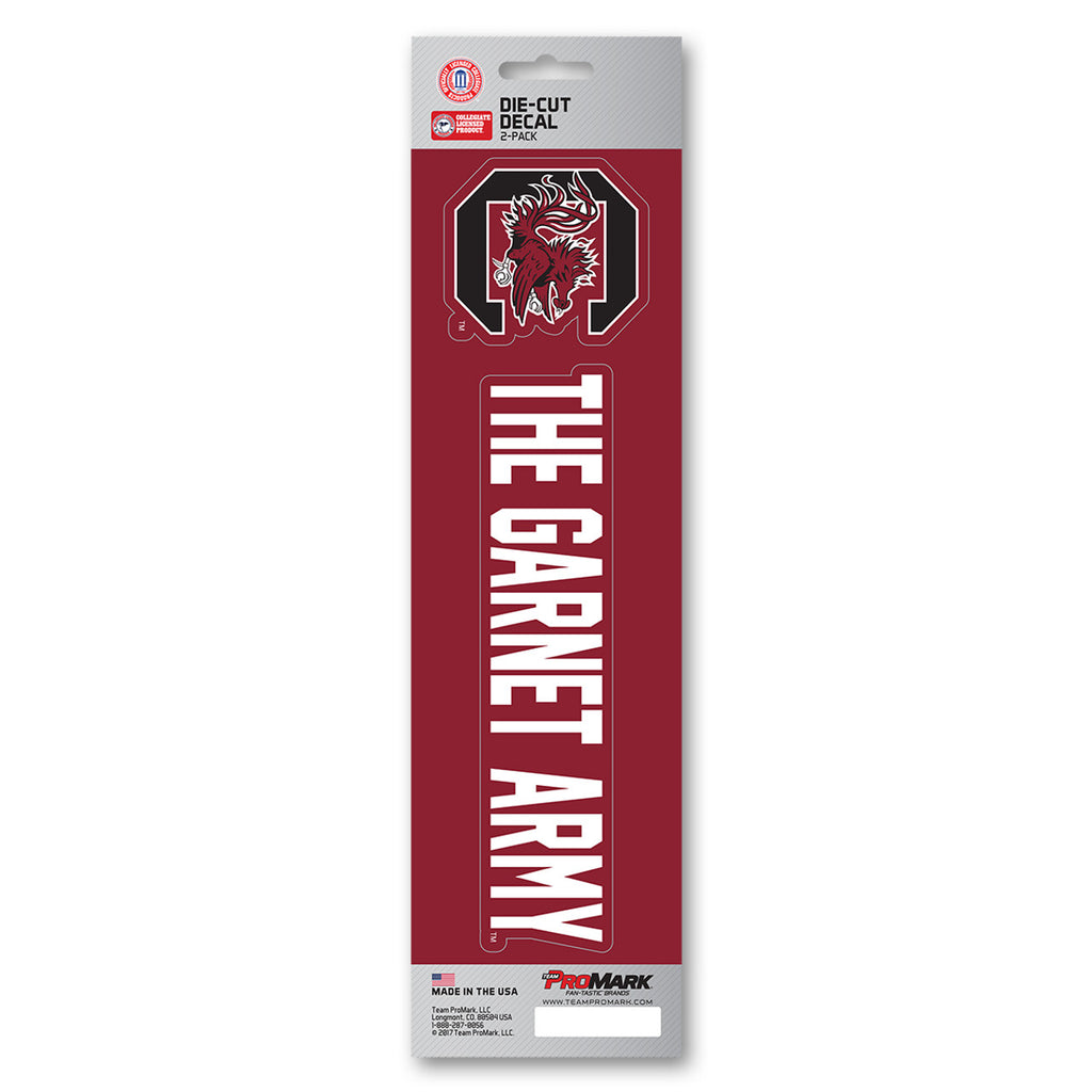 South Carolina Gamecocks Decal Die Cut Slogan Pack - Team Promark