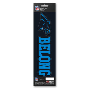 Carolina Panthers Decal Die Cut Slogan Pack - Team Promark