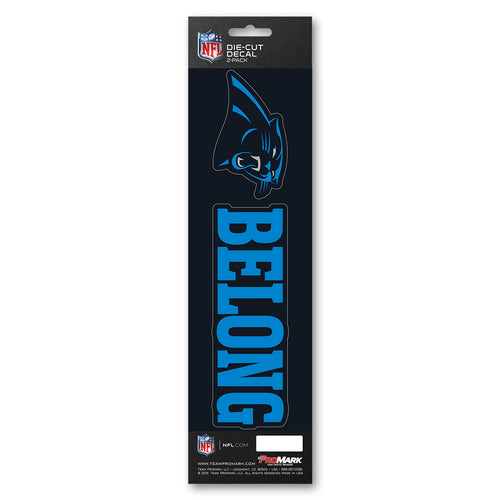 Carolina Panthers Decal Die Cut Slogan Pack - Team Promark