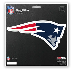 New England Patriots Decal 8x8 Die Cut - Team Promark