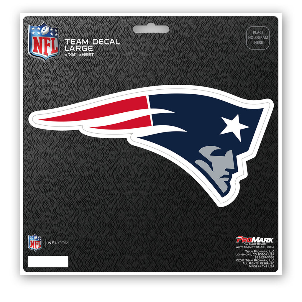 New England Patriots Decal 8x8 Die Cut - Team Promark