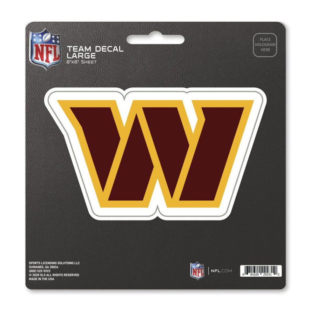 Washington Commanders Decal 8x8 Die Cut - Team Promark