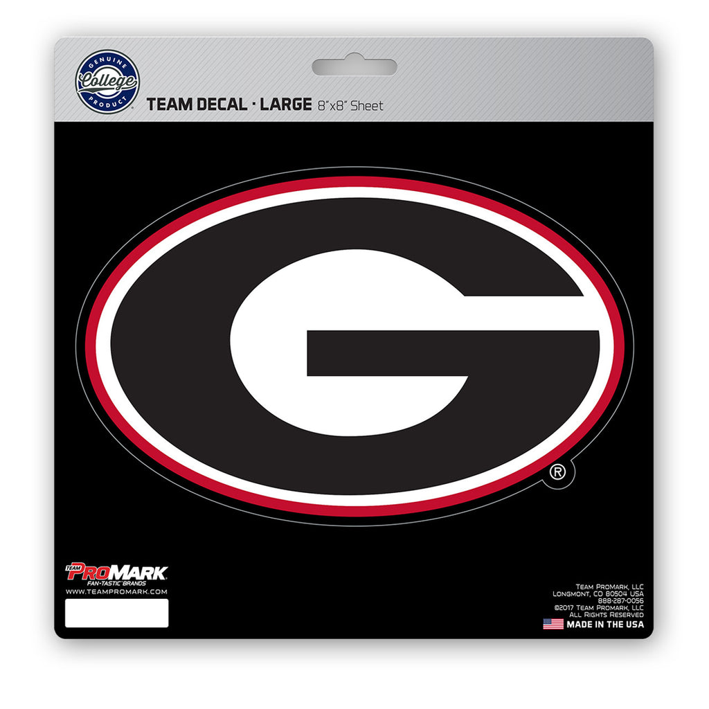 Georgia Bulldogs Decal 8x8 Die Cut - Team Promark
