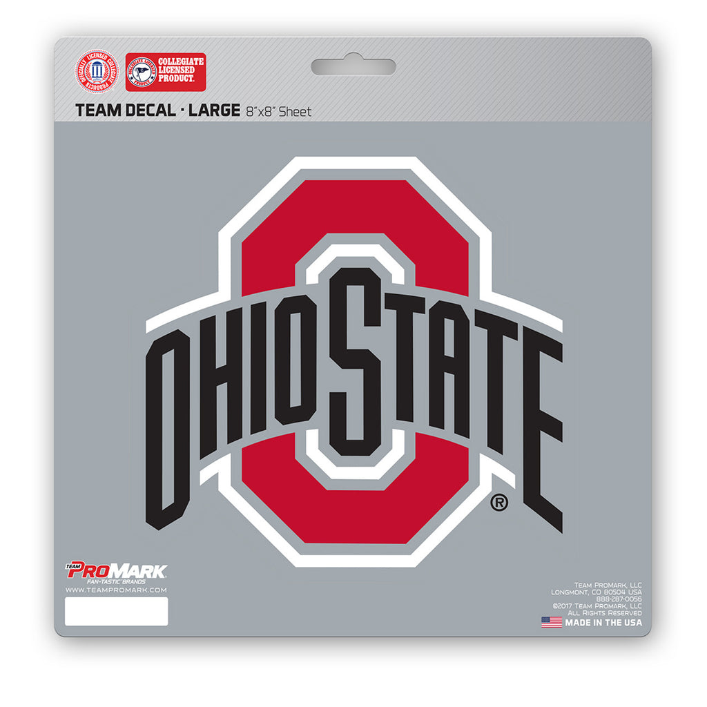 Ohio State Buckeyes Decal 8x8 Die Cut - Team Promark