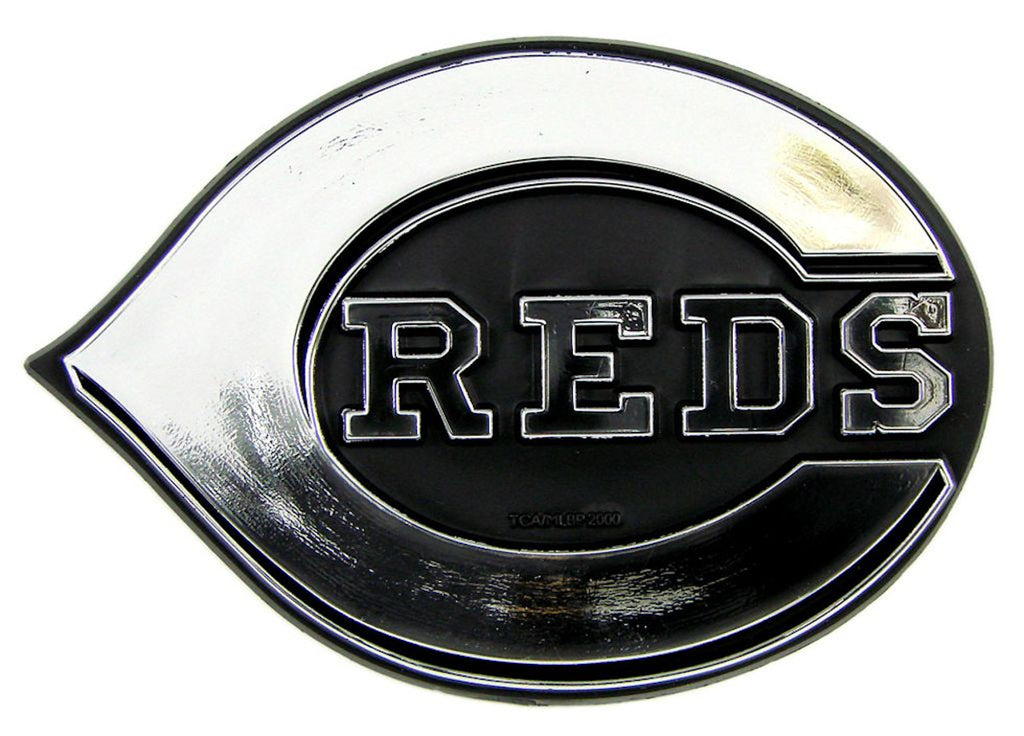 Cincinnati Reds Auto Emblem - Silver - Special Order - Team Promark