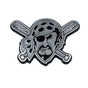 Pittsburgh Pirates Auto Emblem - Silver - Team Promark