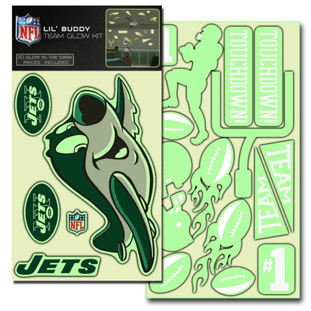 New York Jets Decal Lil Buddy Glow in the Dark Kit - Team Promark