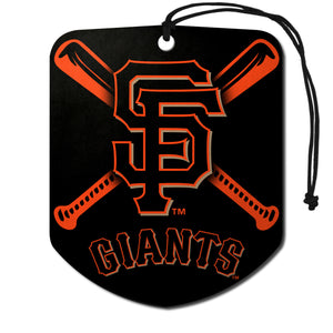 San Francisco Giants Air Freshener Shield Design 2 Pack -