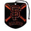 San Francisco Giants Air Freshener Shield Design 2 Pack -