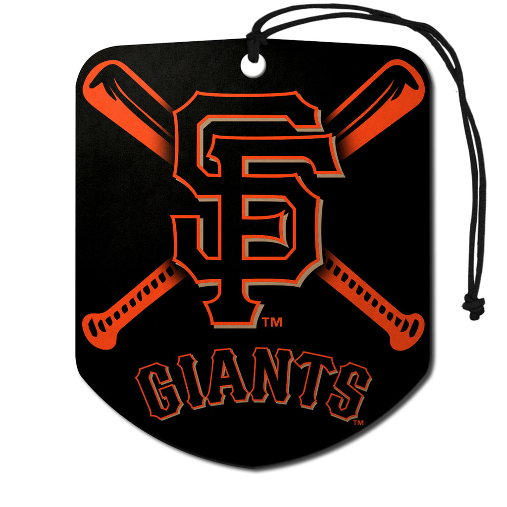 San Francisco Giants Air Freshener Shield Design 2 Pack -