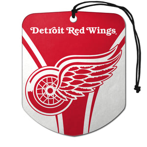 Detroit Red Wings Air Freshener Shield Design 2 Pack - Team Promark