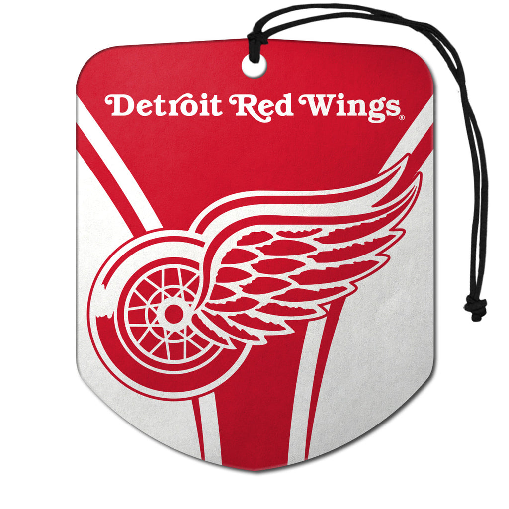 Detroit Red Wings Air Freshener Shield Design 2 Pack - Team Promark
