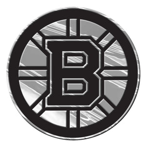 Boston Bruins Auto Emblem - Silver - Team Promark