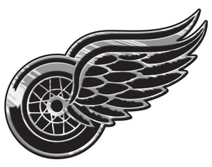 Detroit Red Wings Auto Emblem - Silver - Team Promark