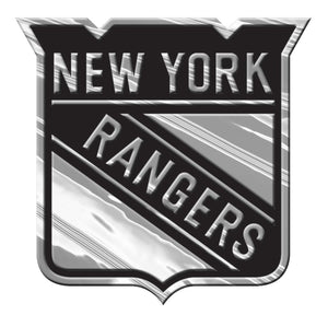 New York Rangers Auto Emblem - Silver - Team Promark