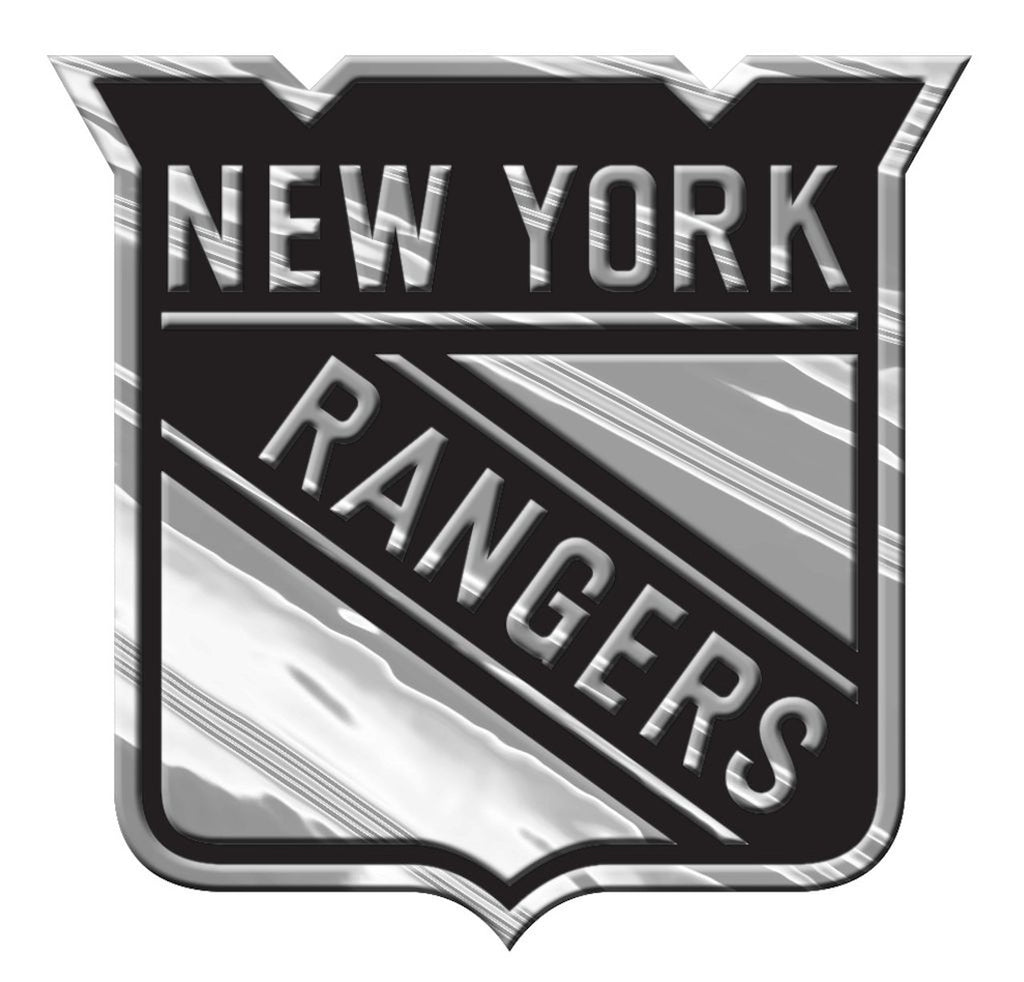New York Rangers Auto Emblem - Silver - Team Promark
