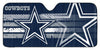 Dallas Cowboys Auto Sun Shade - 59''x27'' - Team Promark