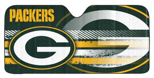 Green Bay Packers Auto Sun Shade - 59''x27'' - Team Promark