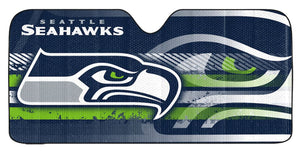 Seattle Seahawks Auto Sun Shade - 59''x27'' - Team Promark