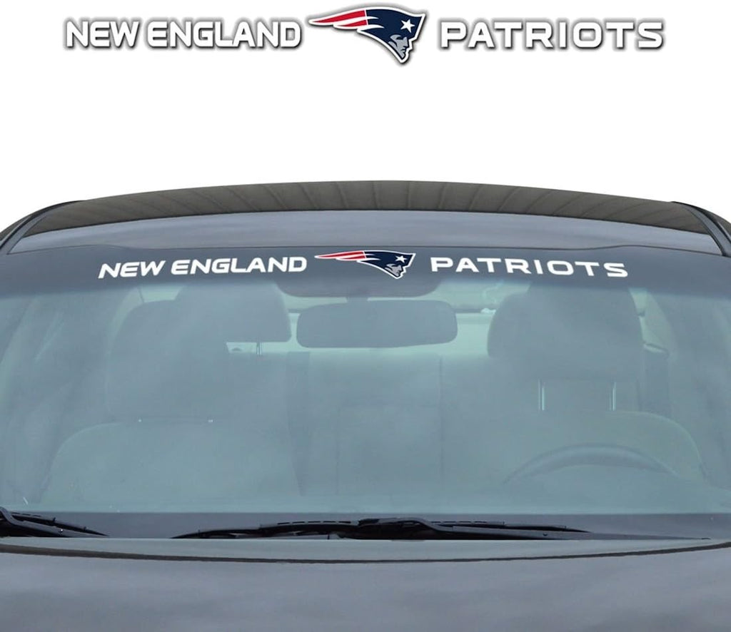 New England Patriots Decal 35x4 Windshield Style - Team Promark