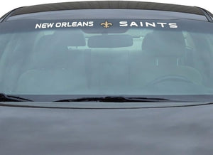 New Orleans Saints Decal 35x4 Windshield Style - Team Promark