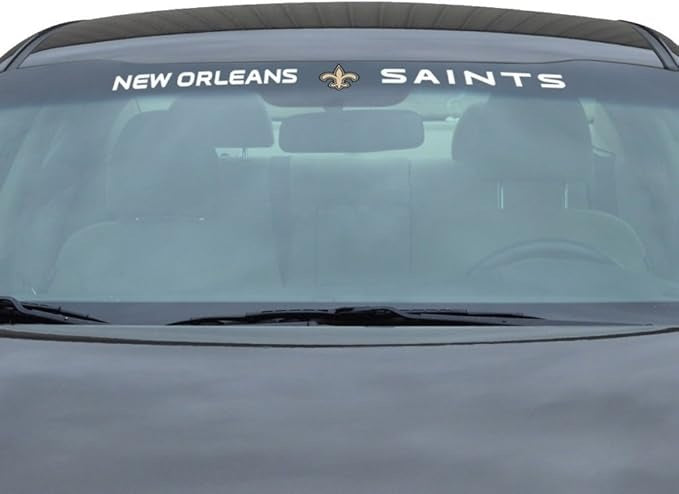 New Orleans Saints Decal 35x4 Windshield Style - Team Promark