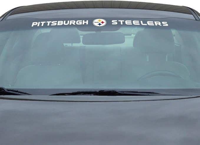 Pittsburgh Steelers Decal 35x4 Windshield Style - Team Promark