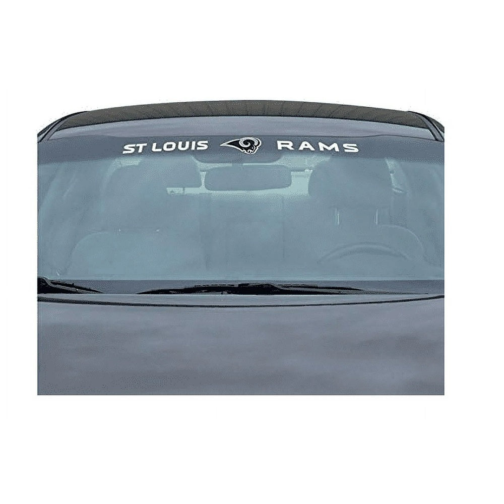 St. Louis Rams Decal 35x4 Windshield Style -
