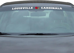 Louisville Cardinals Decal 35x4 Windshield Style - Team Promark