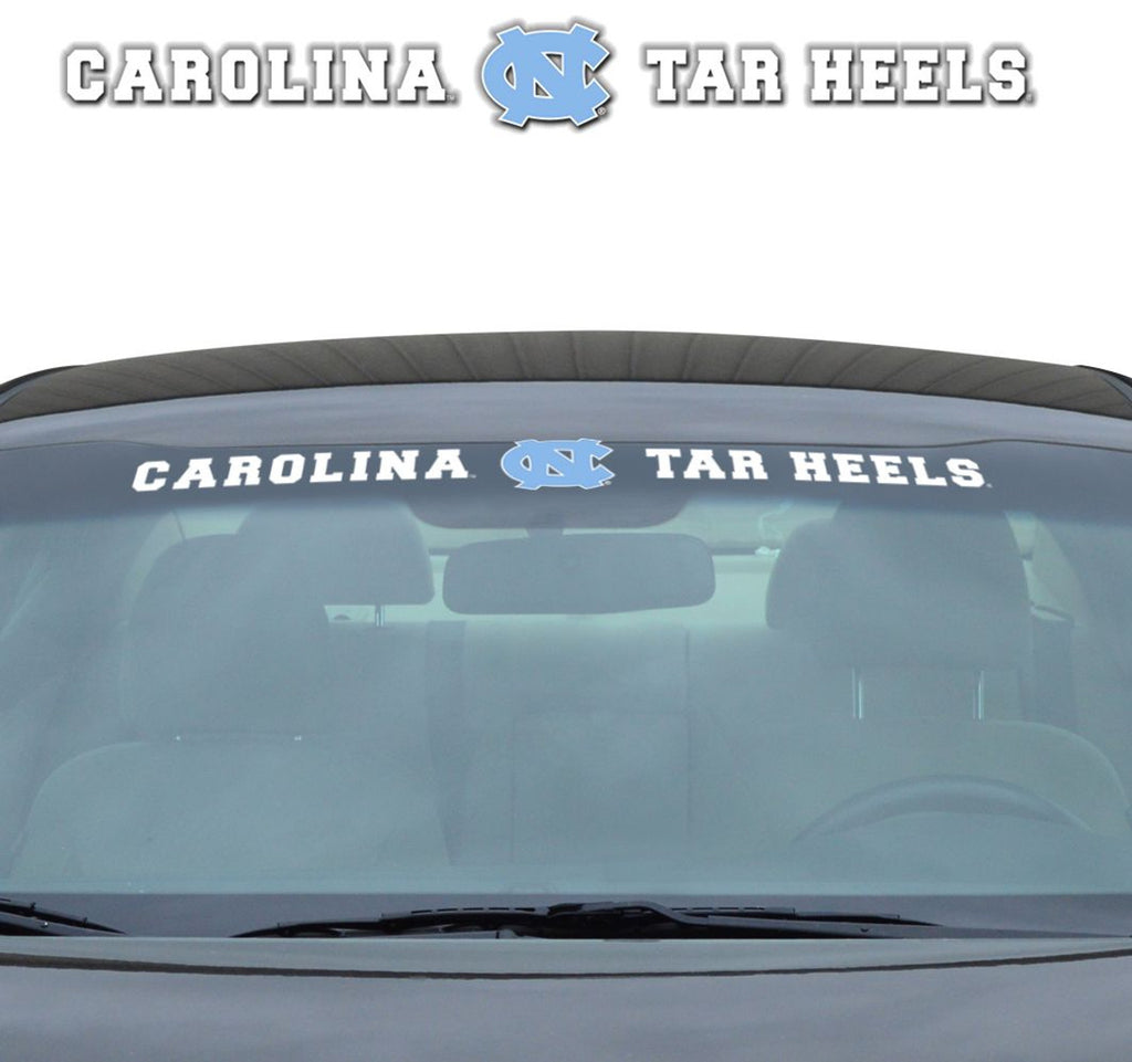 North Carolina Tar Heels Decal 35x4 Windshield - Team Promark