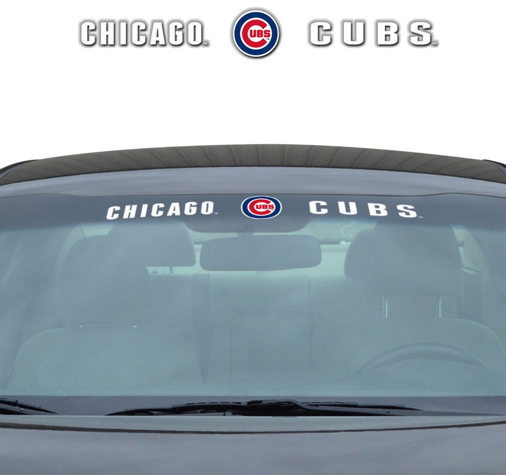 Chicago Cubs Decal 35x4 Windshield - Team Promark