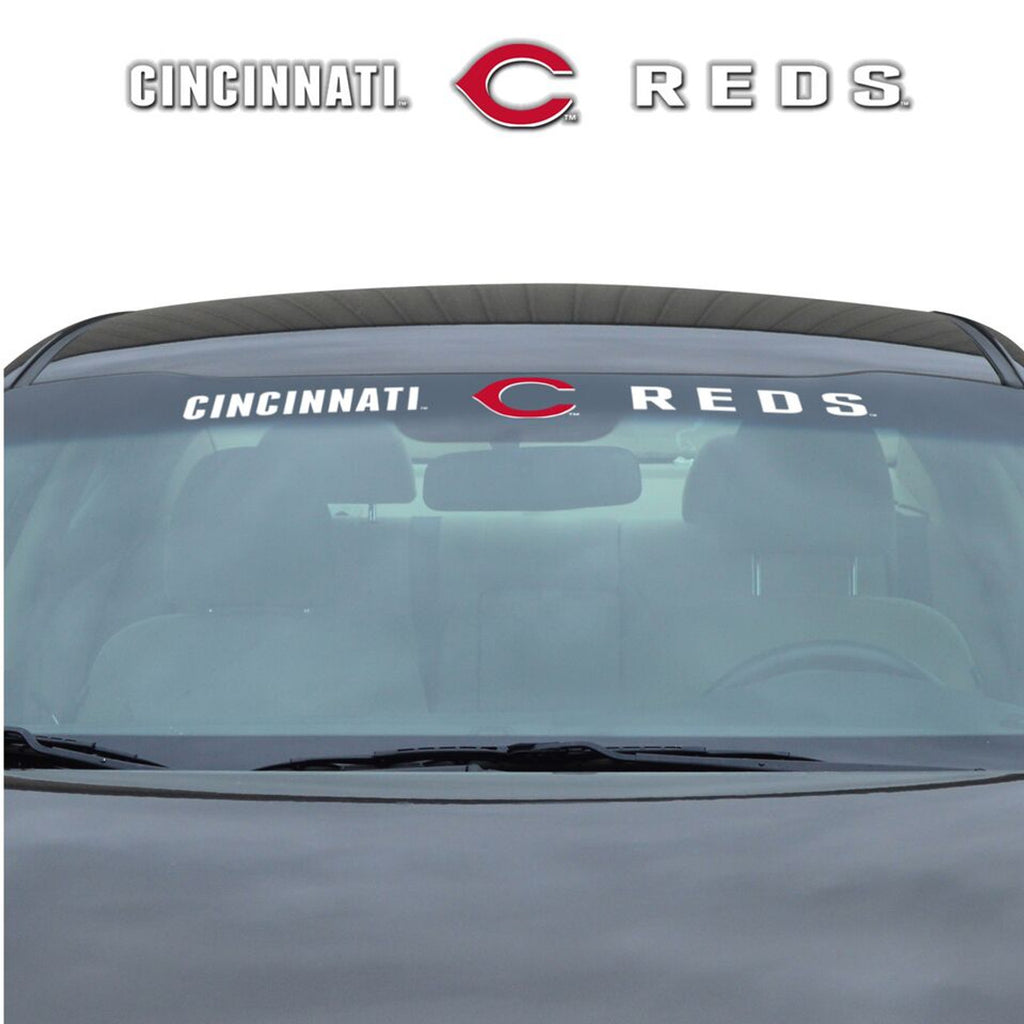Cincinnati Reds Decal 35x4 Windshield - Team Promark