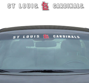 St. Louis Cardinals Decal 35x4 Windshield - Team Promark