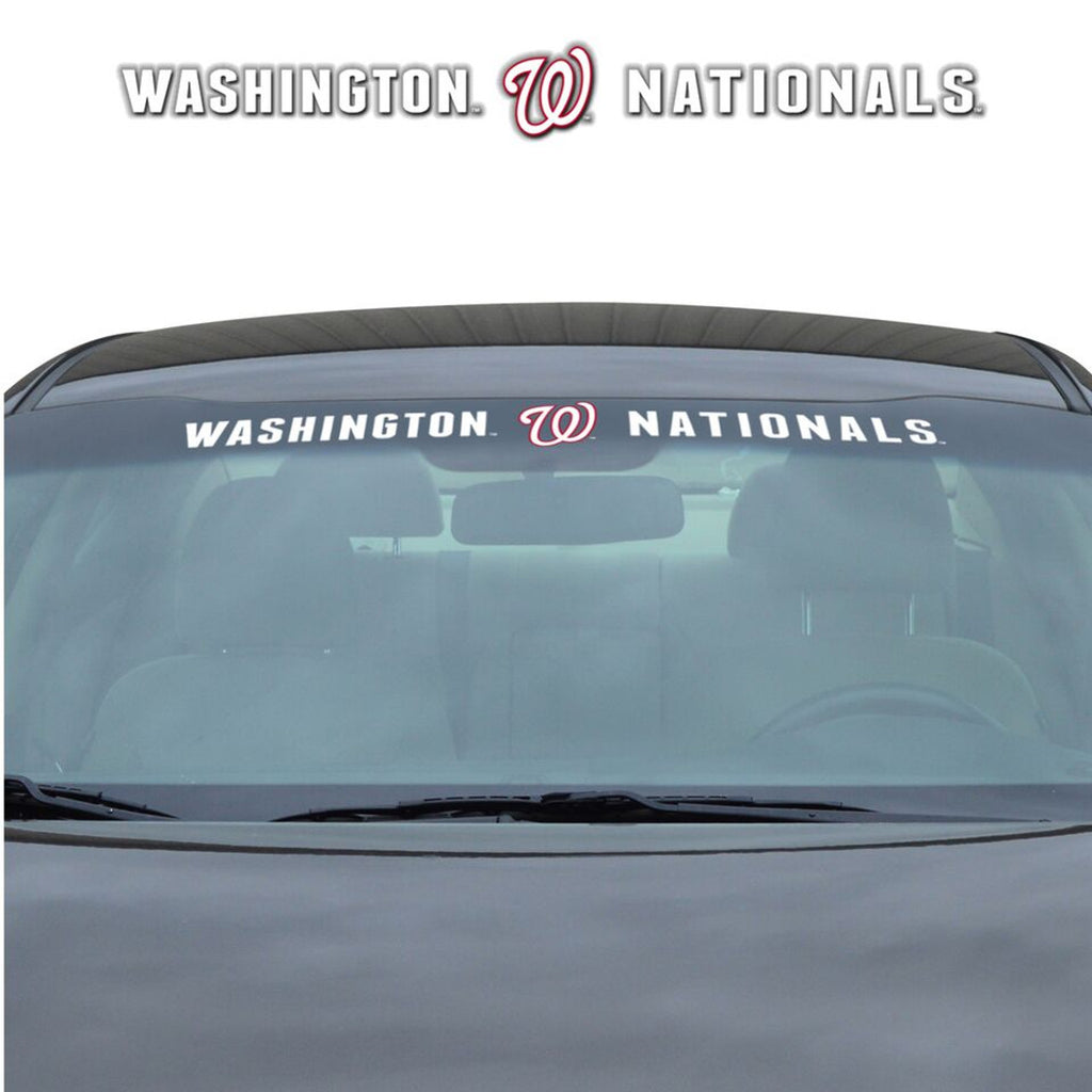 Washington Nationals Decal 35x4 Windshield - Team Promark