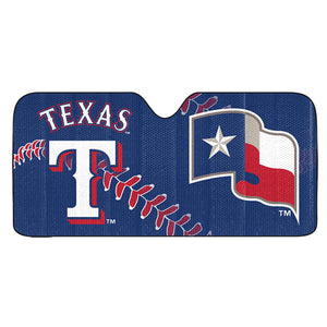 Texas Rangers Auto Sun Shade 59x27 - Special Order - Team Promark