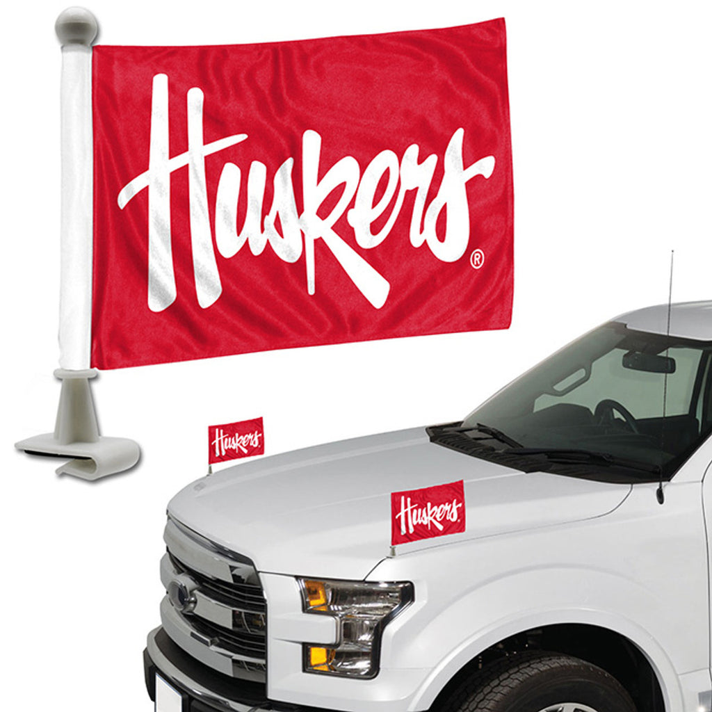 Nebraska Cornhuskers Flag Set 2 Piece Ambassador Style - Team Promark