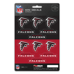 Atlanta Falcons Decal Set Mini 12 Pack - Team Promark
